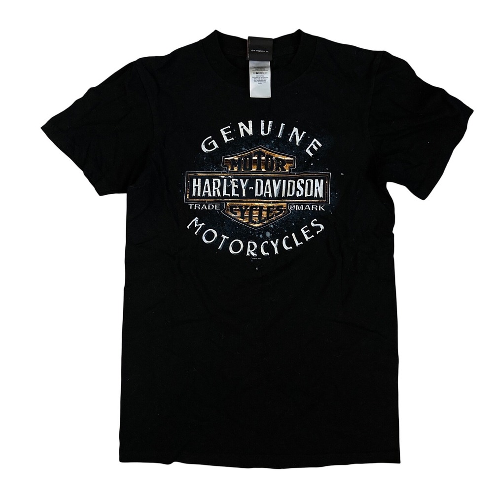 Harley-Davidson Beaumont Texas Cowboy Graphic T-Shirt Black Small 2011